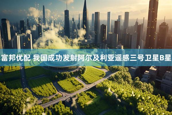 富邦优配 我国成功发射阿尔及利亚遥感三号卫星B星